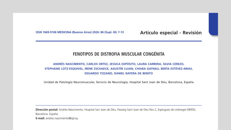 Fenotipos de distrofia muscular congénita