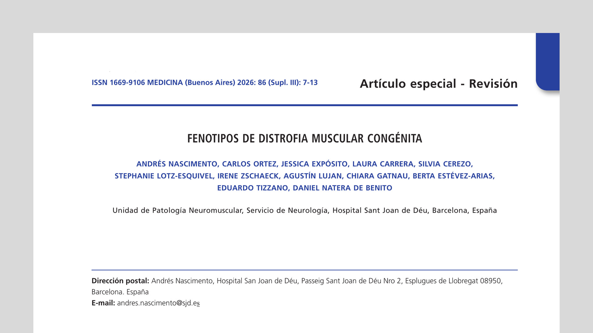 Fenotipos de distrofia muscular congénita