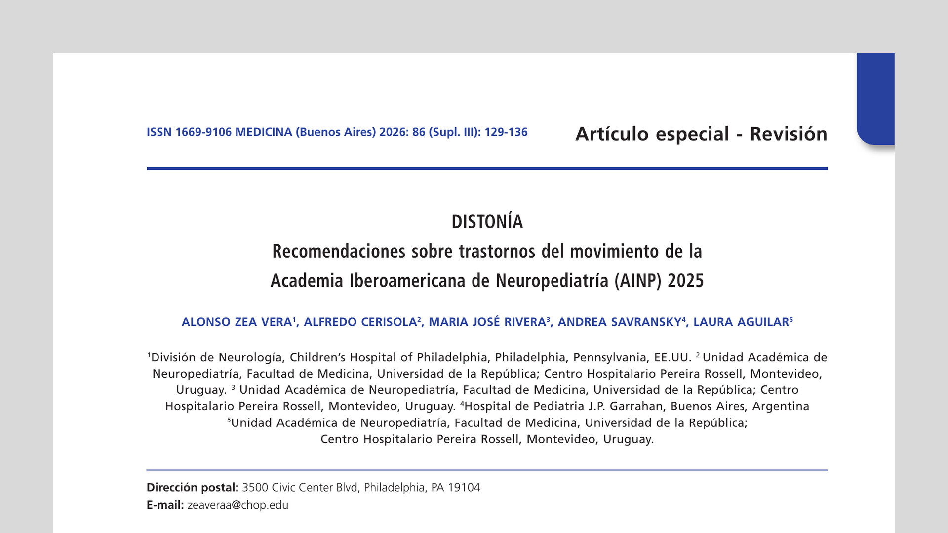 Distonía